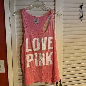 Pink tank top